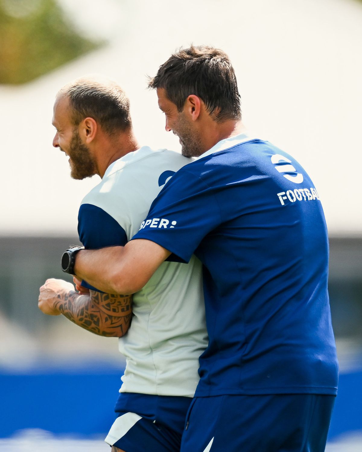 Imagini de la antrenamentele lui Chivu la Inter