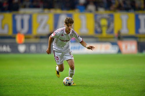 Rareș Pop, fotbalistul Rapidului, înlocuitorul lui Mihnea Rădulescu la naționala României U21. FOTO: GSP.ro