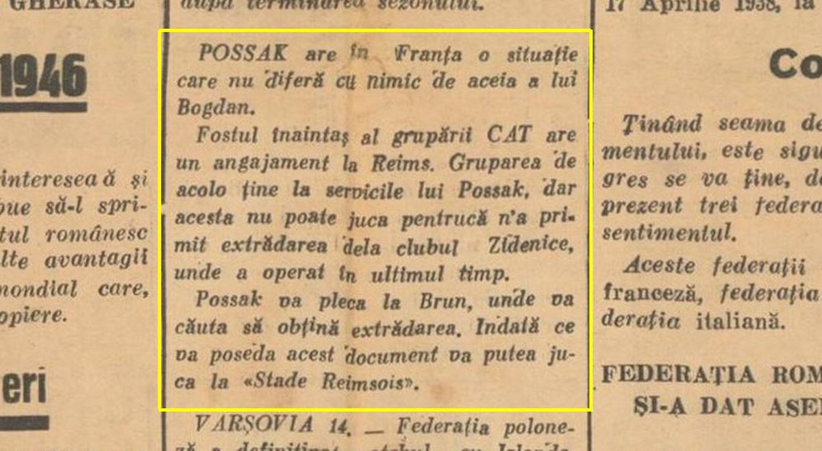 Wilhelm Possak - Istorii neștiute