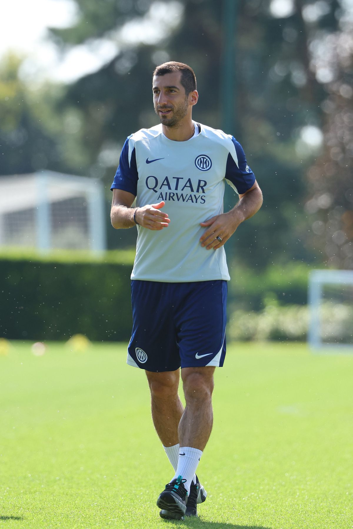 Imagini de la antrenamentele lui Chivu la Inter