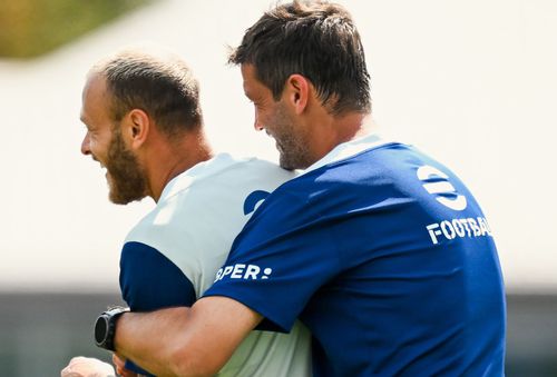 Cristian Chivu, alături de Federico Dimarco, într-o atmosferă destinsă la antrenamentele sale la Inter