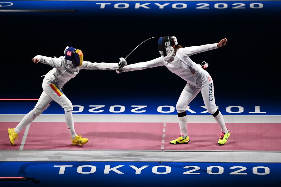 Ana Maria Brânză pe planșă la JO de la Tokyo Foto: GSP Tradiția care se păstrează în sportul românesc » Campionii olimpici au confirmat în anul postolimpic