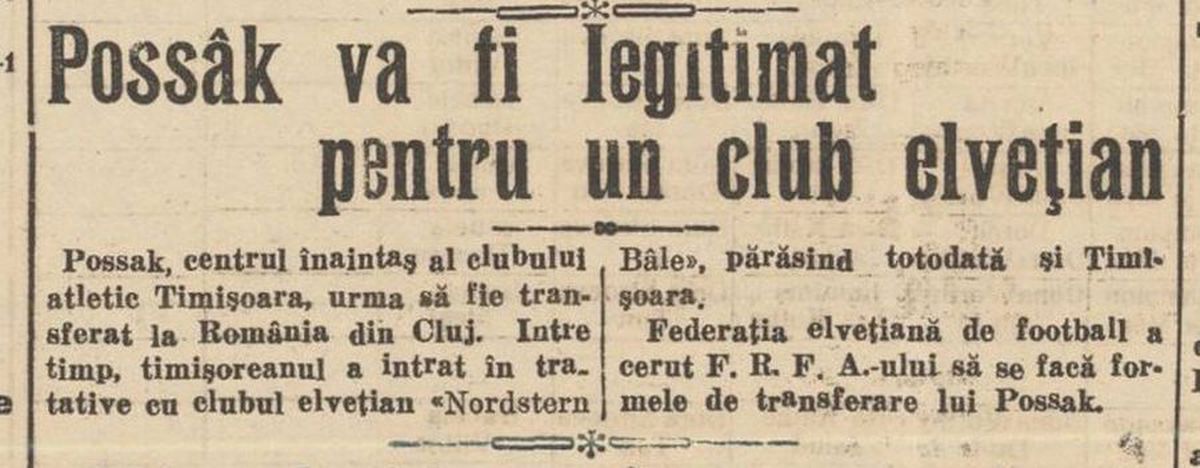 Wilhelm Possak - Istorii neștiute