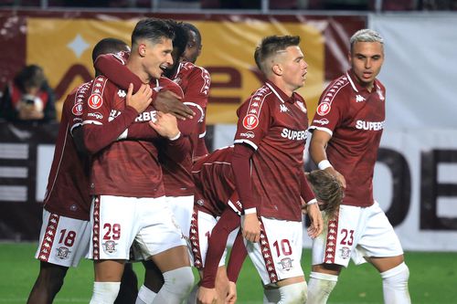 Alex Dobre a marcat în Rapid - Farul //  foto: Ionuț Iordache (GSP)