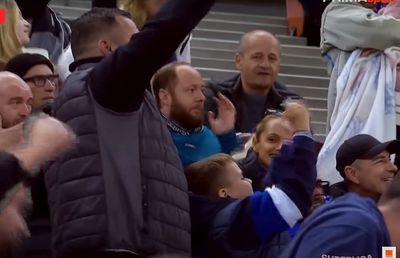 Moment oribil surprins de camerele TV, imediat după golul lui Florin Tănase în FCSB - Craiova 1-0