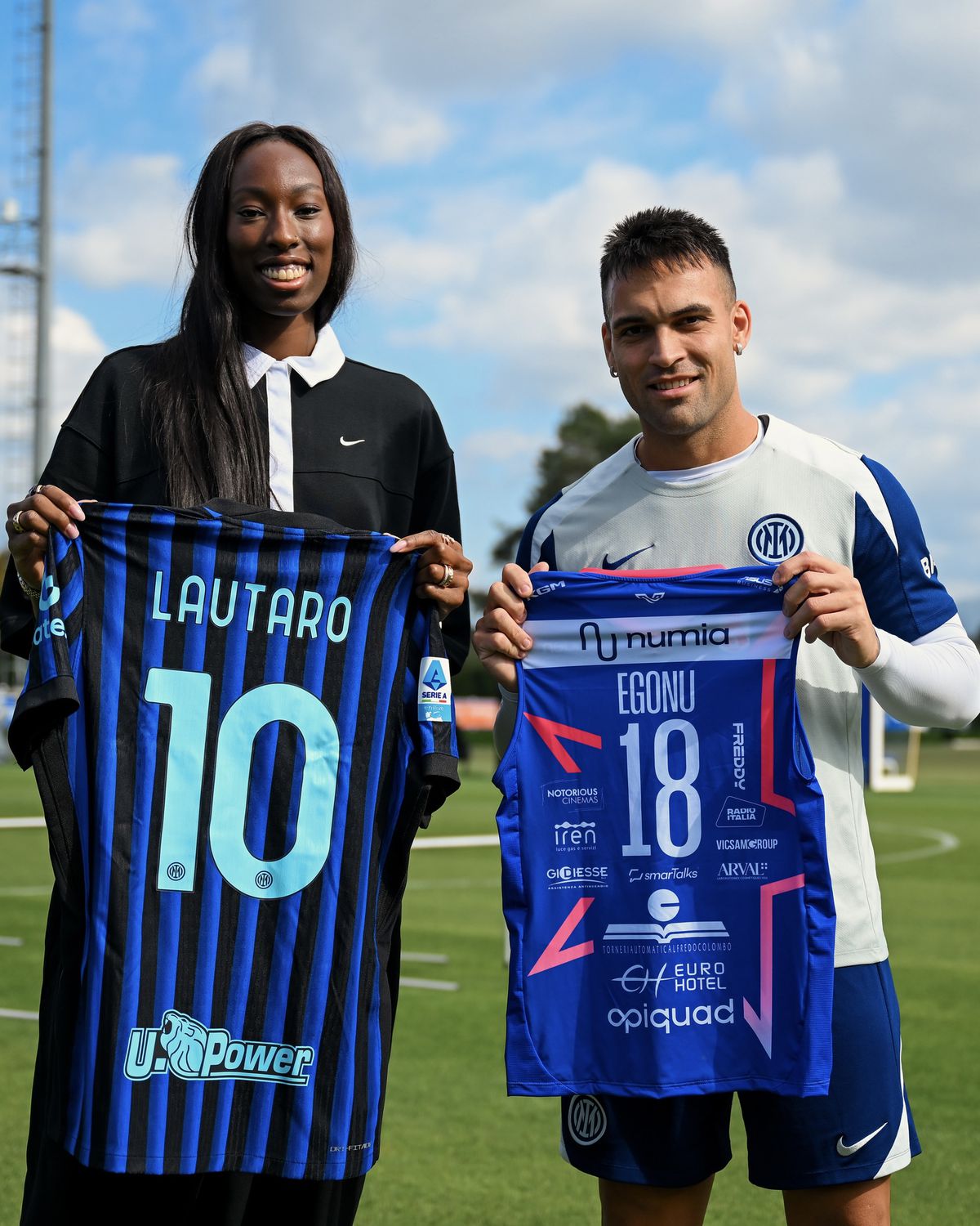 Imagini de la antrenamentele lui Chivu la Inter