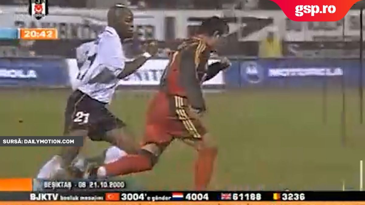 Connflict Hagi - Nouma la Beșiktaș - Galatasaray, octombrie 2000