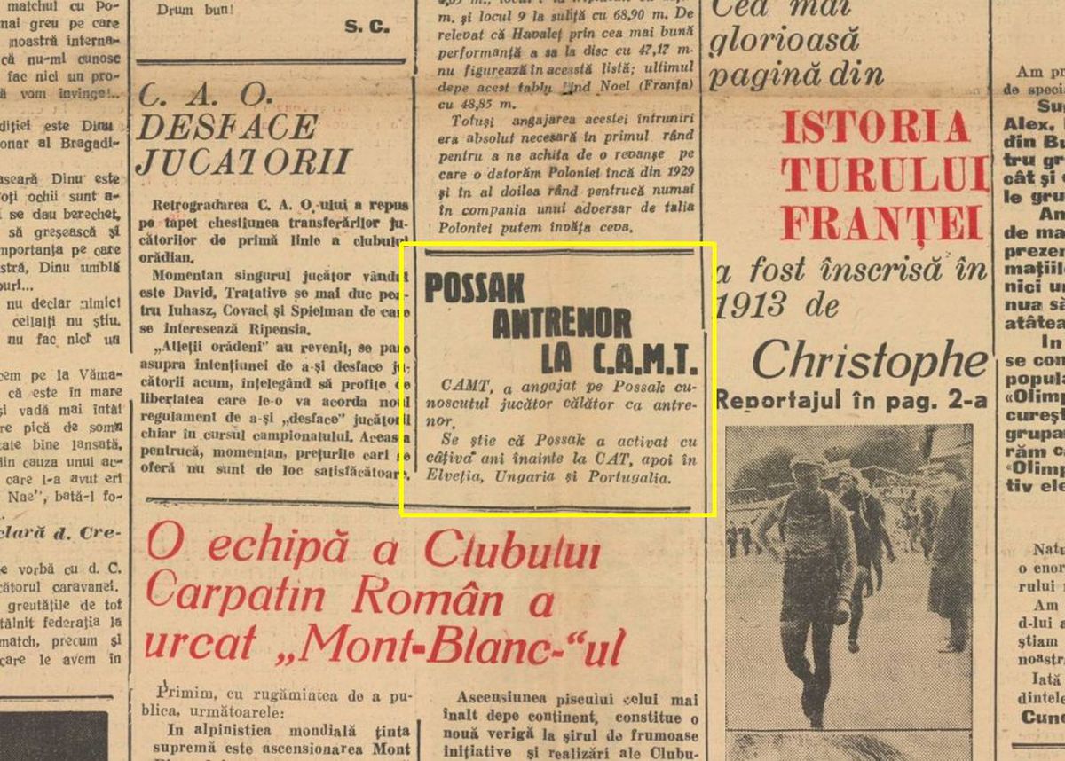 Wilhelm Possak - Istorii neștiute