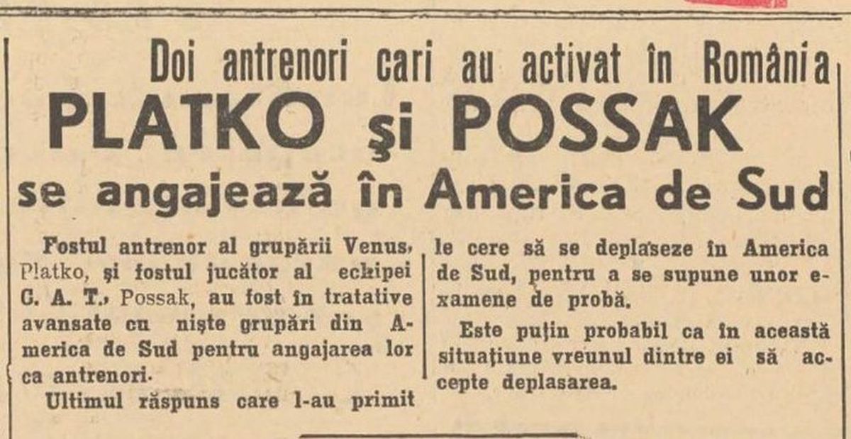 Wilhelm Possak - Istorii neștiute