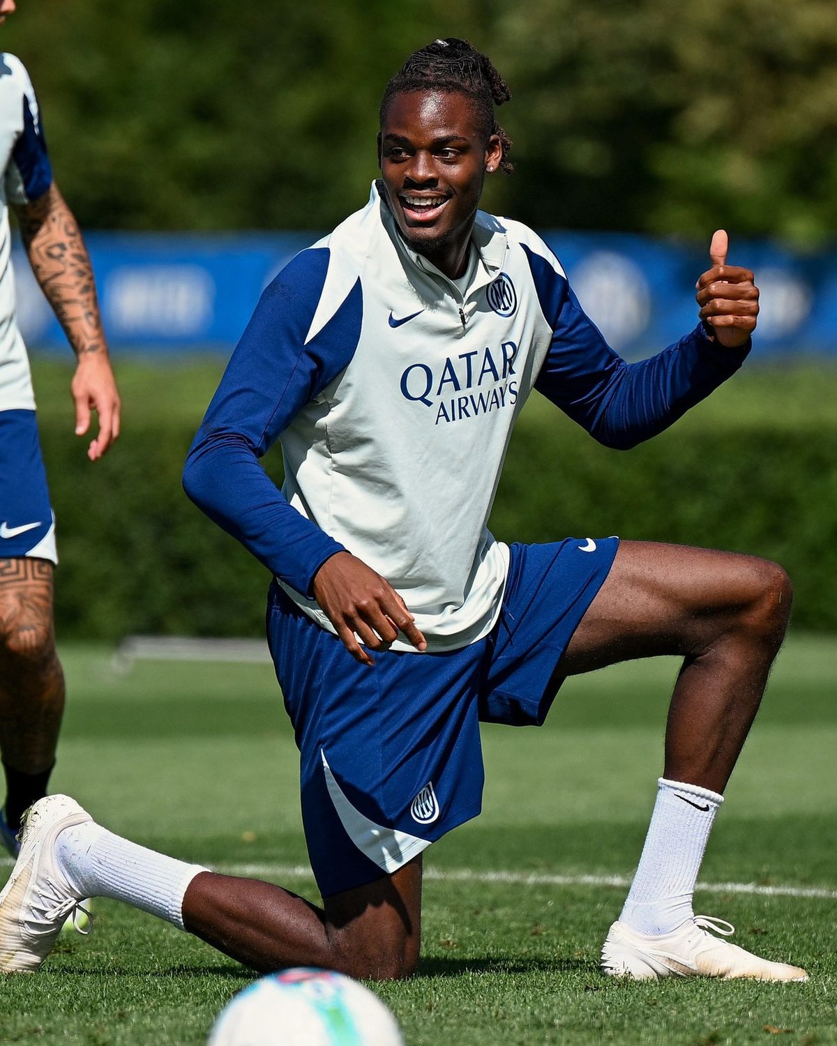 Imagini de la antrenamentele lui Chivu la Inter