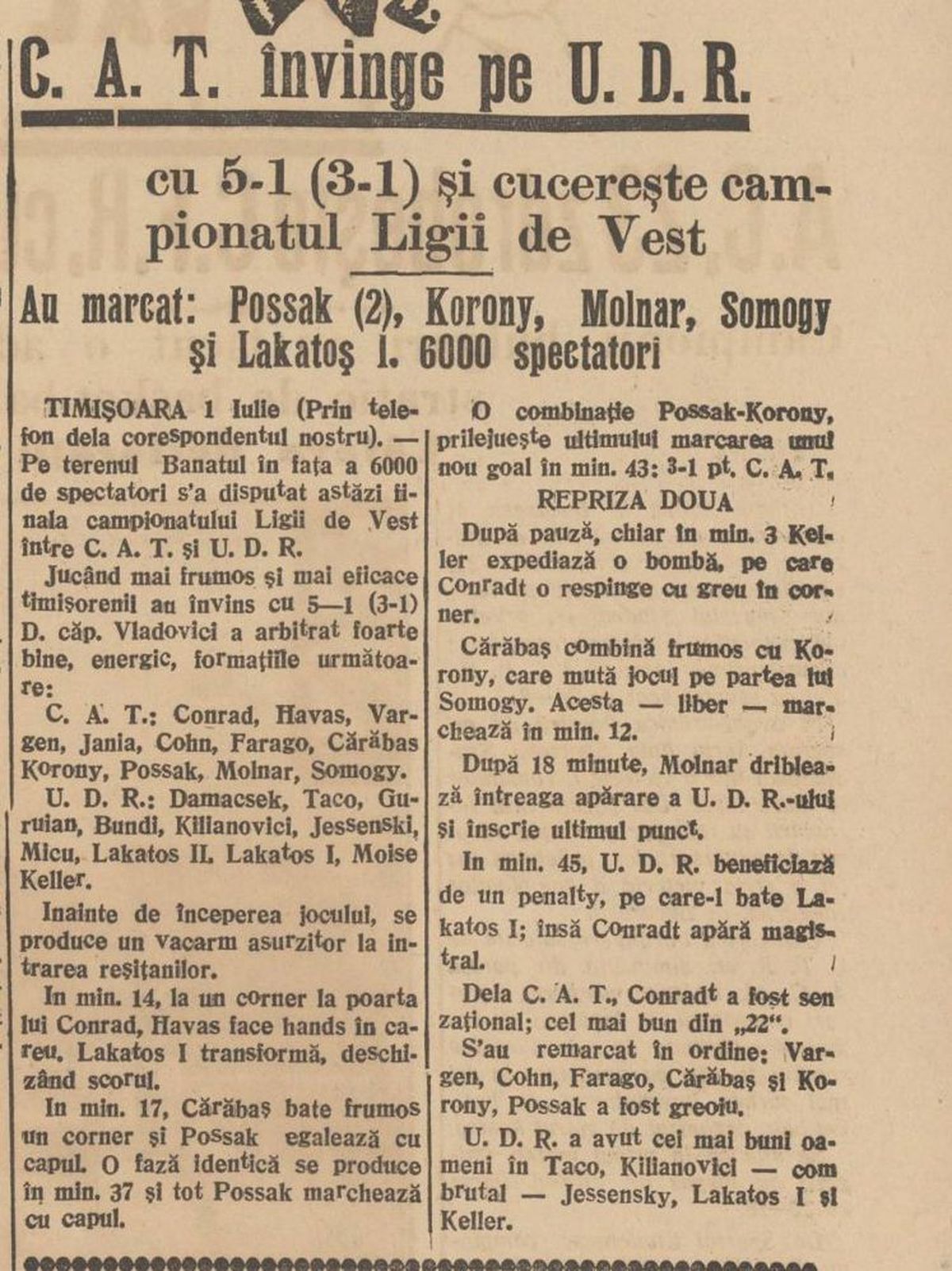 Wilhelm Possak - Istorii neștiute