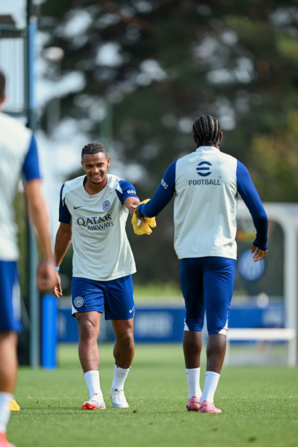 Imagini de la antrenamentele lui Chivu la Inter