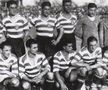 Sporting Lisabona, după ce a fost preluată de la înlocuitorul lui Possak, Josef Szxabo, primul din dreapta, sus
