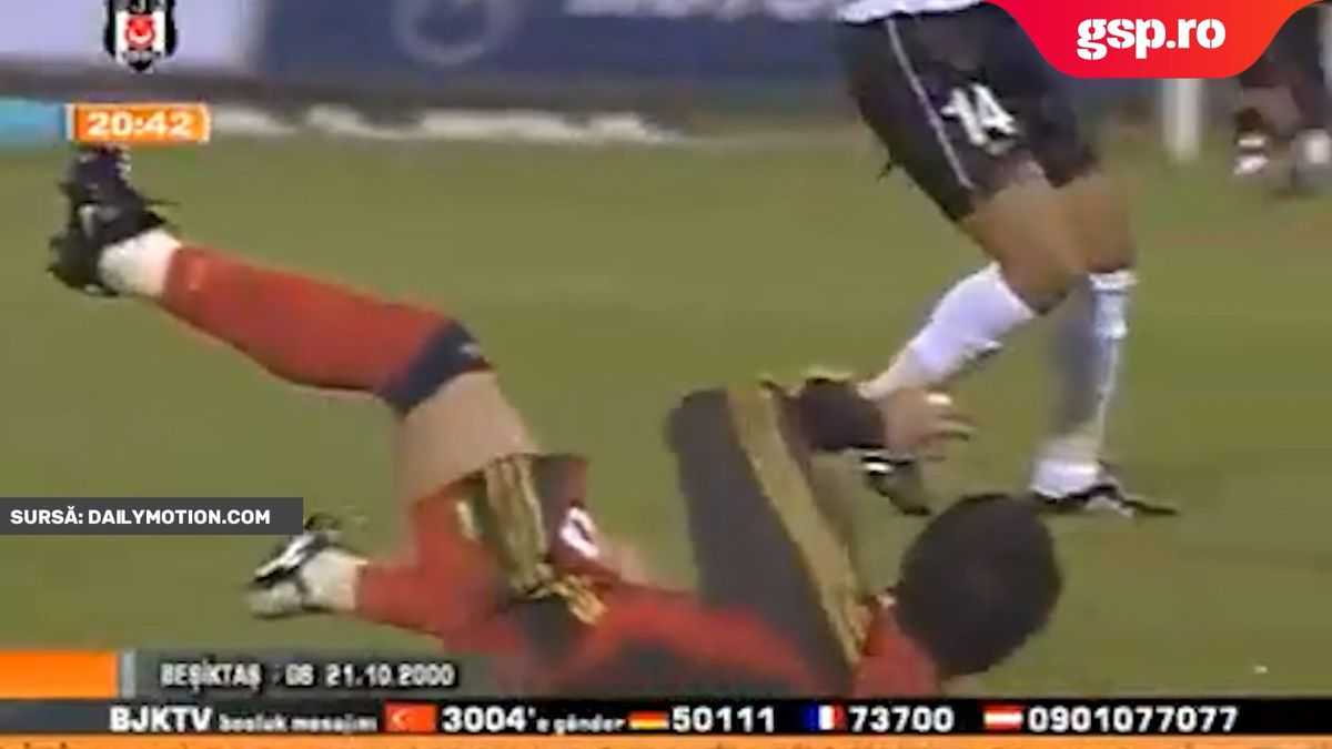 Connflict Hagi - Nouma la Beșiktaș - Galatasaray, octombrie 2000