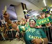 FOTO + VIDEO Africa de Sud, primită cu urale la întoarcerea acasă, după câștigarea Cupei Mondiale