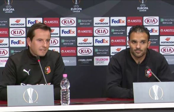 CFR CLUJ - RENNES // Julien Stephan, antrenorul lui Rennes: „Sperăm să terminăm 11 contra 11” + De ce urmăresc francezii campionatul românesc