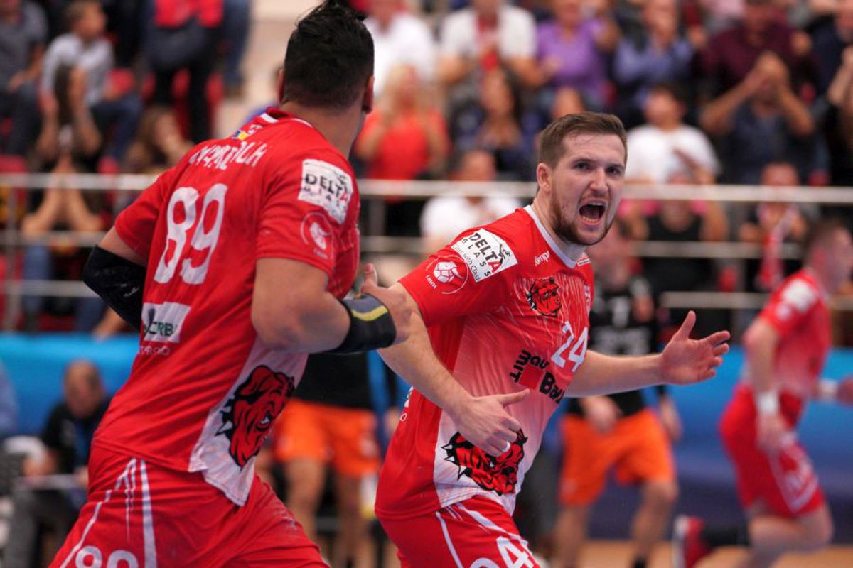 Dinamo - Kadetten Schaffhausen 27-26 // FOTO + VIDEO Victorie importantă pentru „dulăi”, după o repriză secundă electrizantă