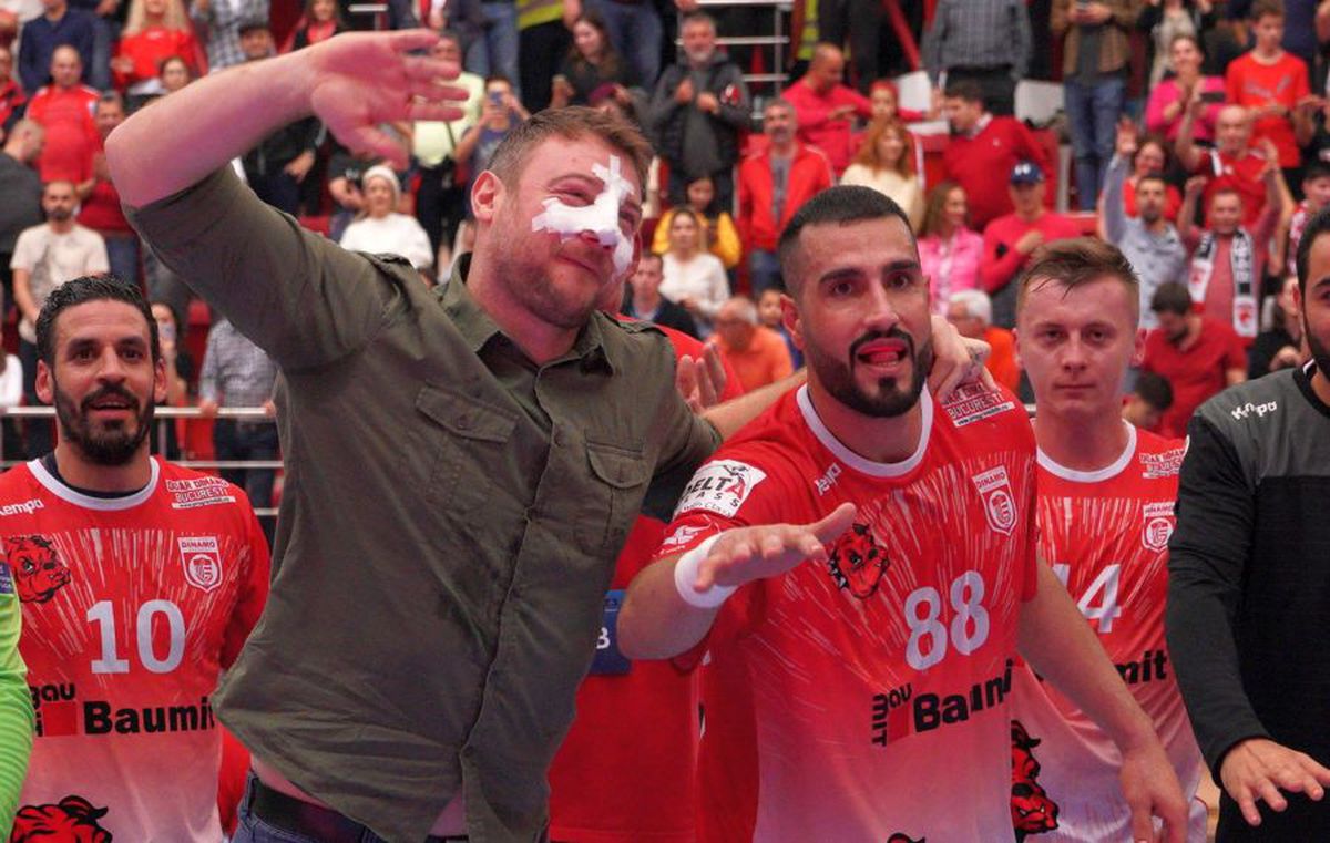 Dinamo - Kadetten Schaffhausen 27-26 // FOTO + VIDEO Victorie importantă pentru „dulăi”, după o repriză secundă electrizantă