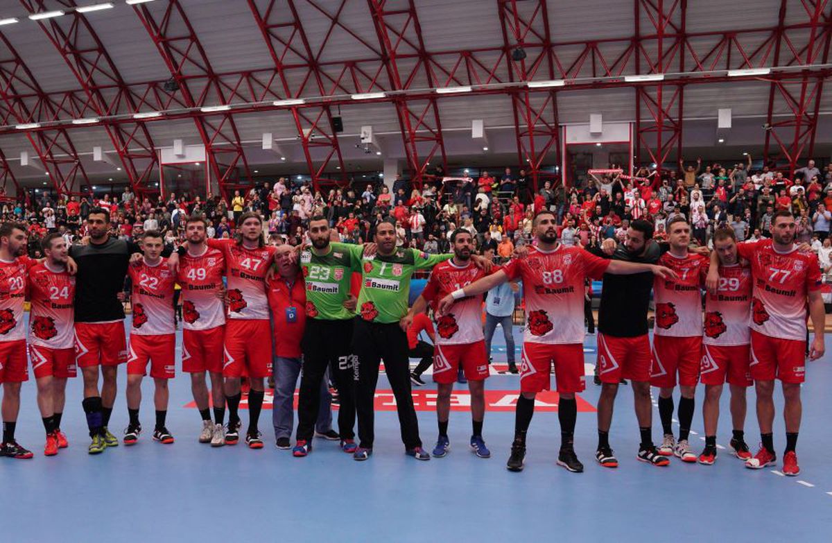 Dinamo - Kadetten Schaffhausen 27-26 // FOTO + VIDEO Victorie importantă pentru „dulăi”, după o repriză secundă electrizantă