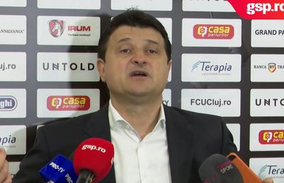 U CLUJ - UTA 1-1 // VIDEO Adrian Falub: „Noi nu avem foame să câștigăm meciurile” + Moment amuzant legat de Daniel Pancu