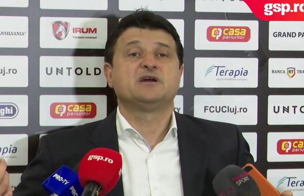 U CLUJ - UTA 1-1 // VIDEO Adrian Falub: „Noi nu avem foame să câștigăm meciurile” + Moment amuzant legat de Daniel Pancu