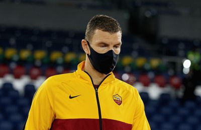 Edin Dzeko, testat pozitiv cu Covid-19, la o zi după AS Roma - CFR Cluj 5-0