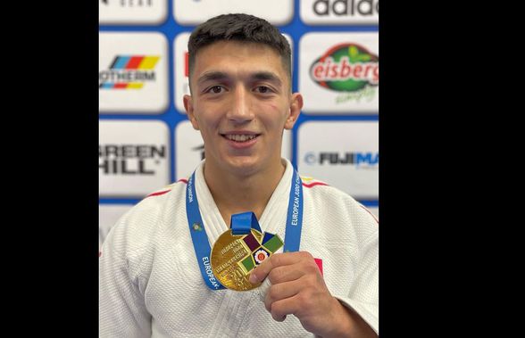 Medalie de aur la Europenele de Judo! Performanță excelentă pentru Laris Borș