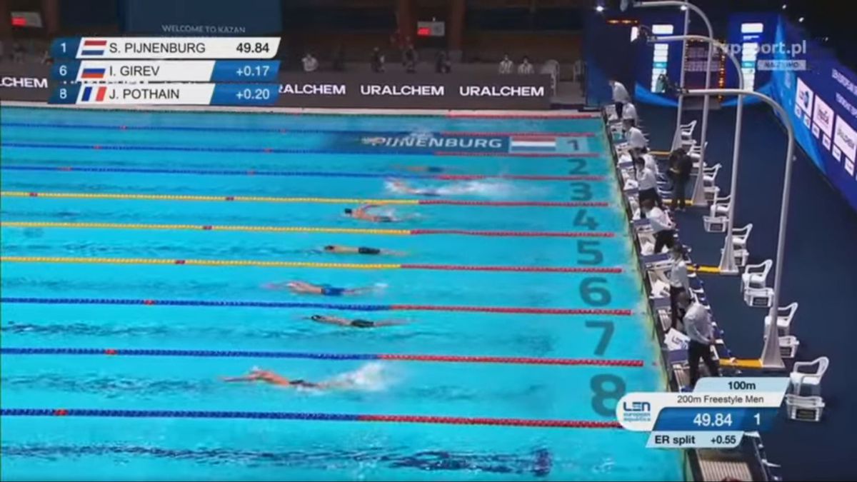 FOTO David Popovici, aur la Europene, 200m liber