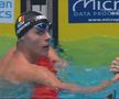 FOTO David Popovici, aur la Europene, 200m liber