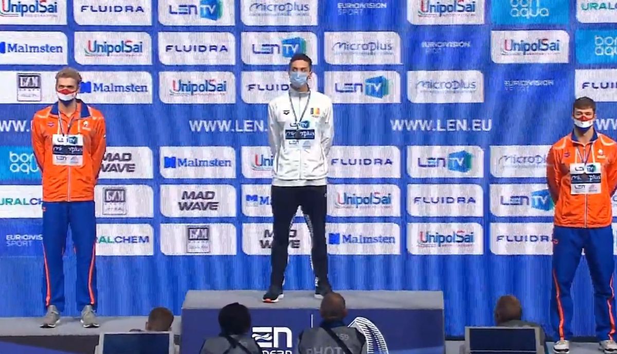 AUR pentru David Popovici la Europene! Nou record național: „Rezultat fabulos pentru sportul românesc”