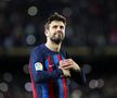 Gerard Pique, în lacrimi după ultimul meci pentru Barcelona