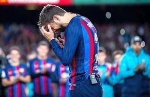 Gerard Pique, în lacrimi după ultimul meci pentru Barcelona: „Mă voi întoarce. M-am născut aici, voi muri aici!”