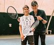 Luca Marc (12 ani), fiul fostului portar dinamovist Traian Marc și nepotul fostului tenisman Traian Marcu, este unul dintre cei mai promomițători juniori ai tenisului românesc.