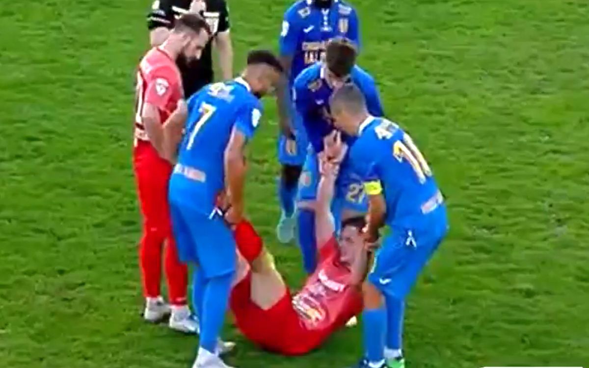 „Un elefant se legăna...” » Scene de cascadorii râsului în Liga 2: până și protagonistul s-a amuzat copios