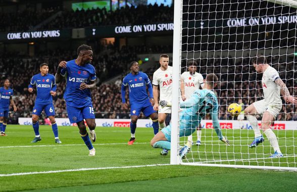 Tottenham - Chelsea, cel mai nebun meci al sezonului: 5 goluri marcate, 5 anulate și două cartonașe roșii