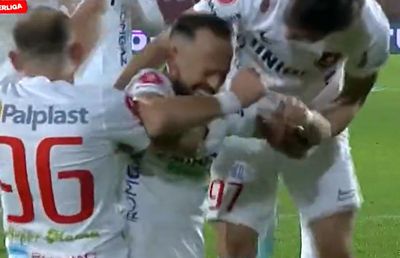 Gol fabulos în Hermannstadt -  CFR Cluj! S-a răzbunat pe fosta echipă și a izbucnit în lacrimi
