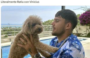 Vinicius, subiect de glume pe internet după ce a fost anihilat de Andrei Rațiu! Cele mai tari meme după Real Madrid - Rayo Vallecano
