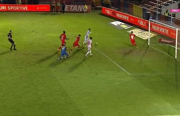 Ratare monumentală în UTA - Dinamo » Faza care putea schimba soarta meciului