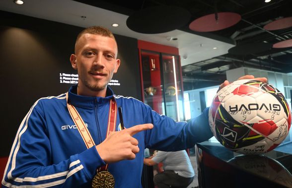 Povestea golgheterului României de la Mondialul de minifotbal: „Lucrez într-un depozit de construcții”