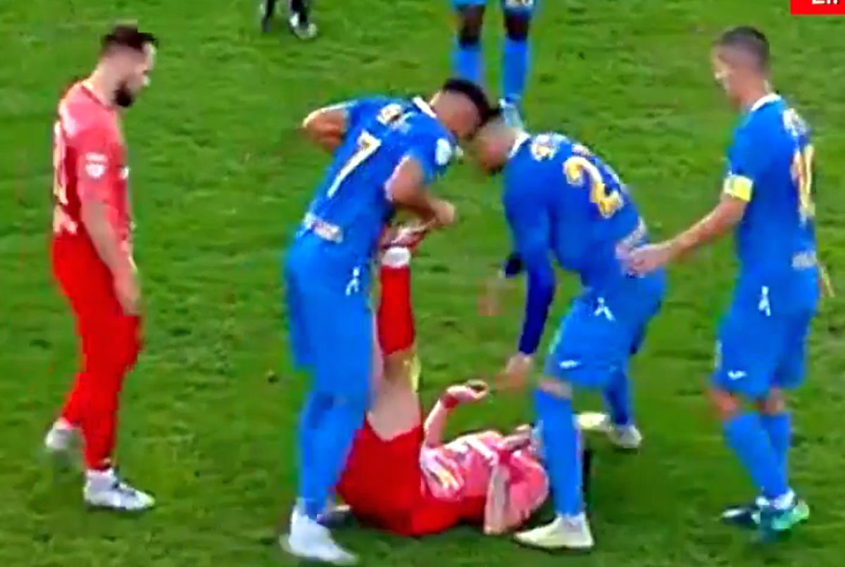 „Un elefant se legăna...” » Scene de cascadorii râsului în Liga 2: până și protagonistul s-a amuzat copios