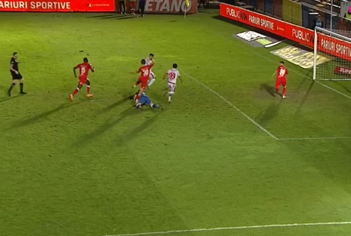 Ratare monumentală în UTA - Dinamo » Faza care putea schimba soarta meciului