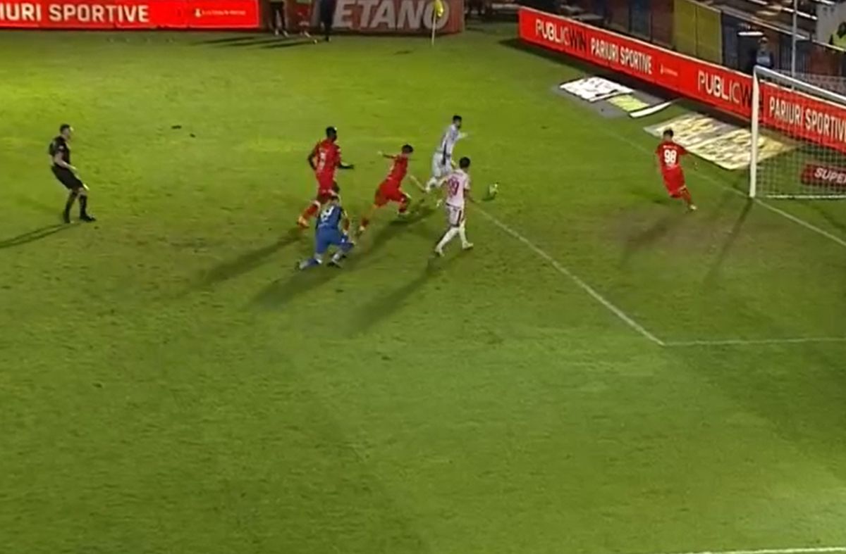 Ratare monumentală în UTA - Dinamo » Faza care putea schimba soarta meciului