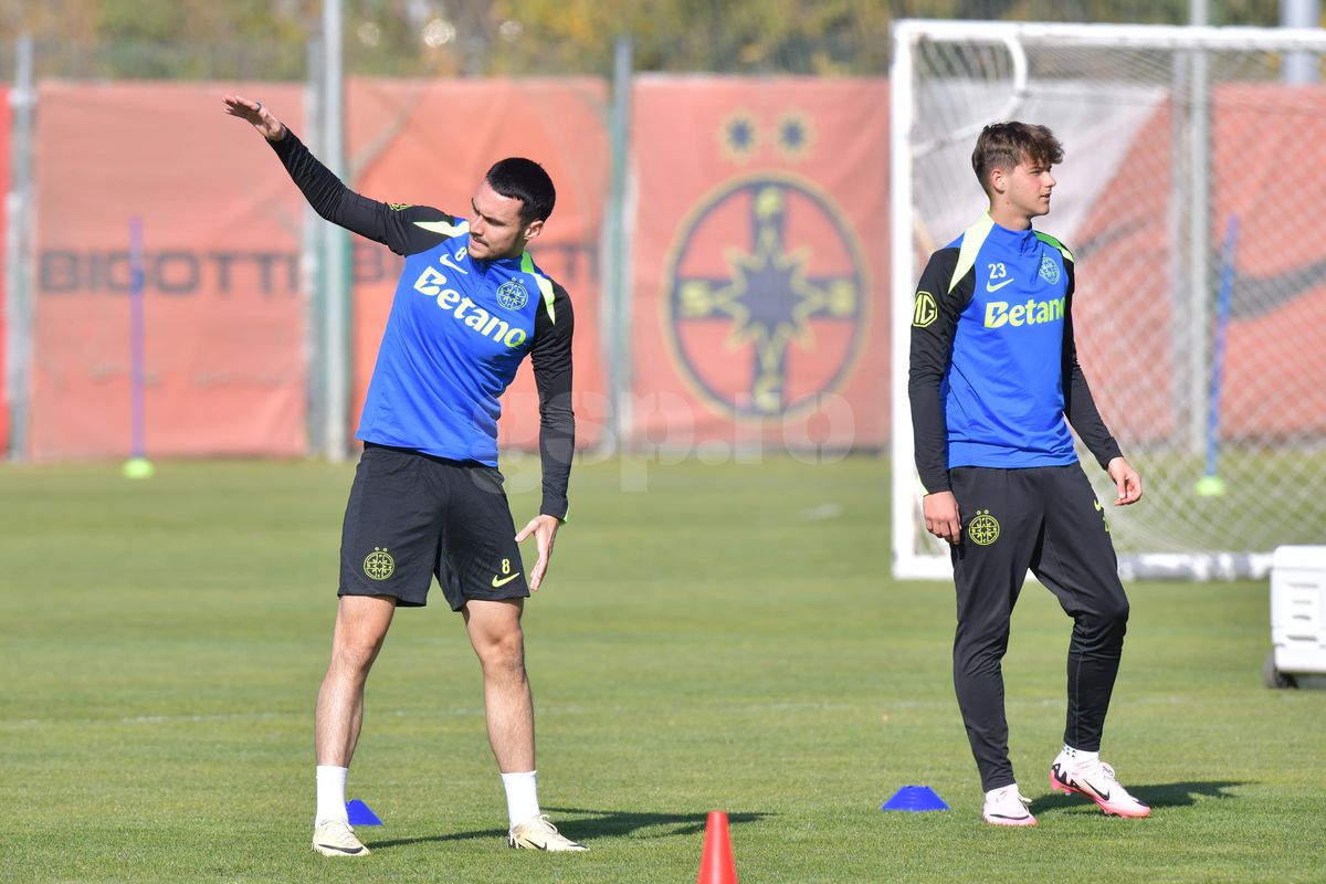 FCSB, antrenament oficial înaintea meciului cu Midtjylland