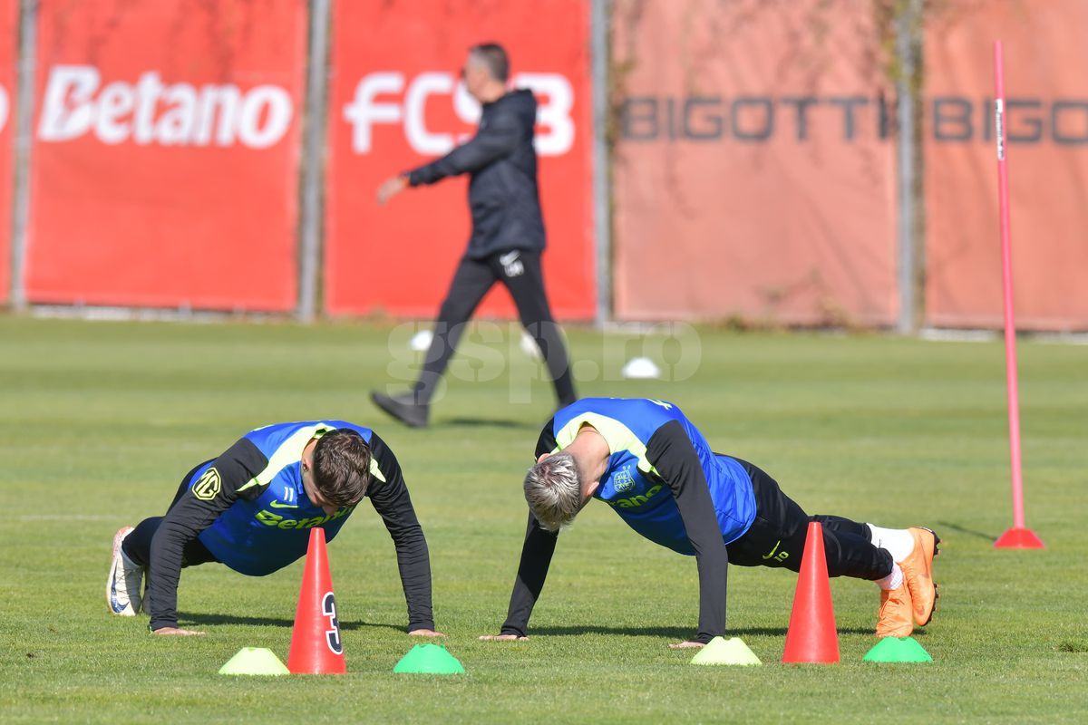 FCSB, antrenament oficial înaintea meciului cu Midtjylland