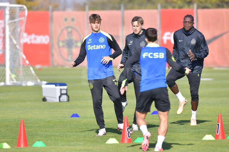 FCSB, antrenament oficial înaintea meciului cu Midtjylland. FOTO: Cristi Preda (GSP)