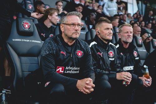 Portretul lui Thomas Thomasberg, antrenorul lui FC Midtjylland, care o va înfrunta pe FCSB. Foto: Imago