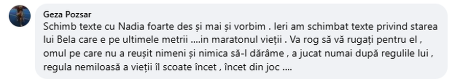 Veste devastatoare din SUA: Bela Karoly, antrenorul legendar al Nadiei Comăneci, e în stare gravă » „Rugați-vă pentru el! Își trăiește ultimele zile!”