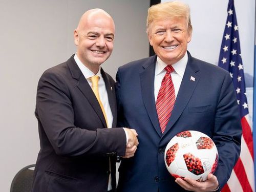 Gianni Infantino l-a cunoscut personal pe Donald Trump în 2018 / Foto: Instagram