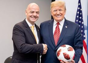 Infantino s-a înghesuit să-l felicite pe noul președinte american. „Vom face o Cupă Mondială mare în SUA!”