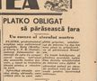 Presa timpului îl voia nu numai demis, ci și scos din țară pe Ferenc Platko